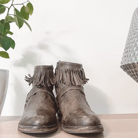 All Saints Bonny Cuban Fringe Ankle 
